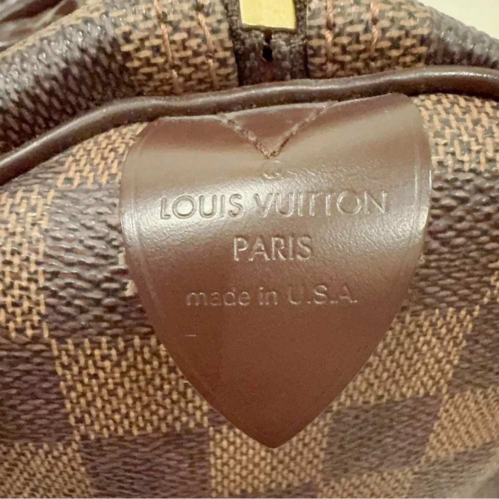 Authentic Vintage Louis Vuitton Speedy 30 Damier Ebene 2006 Preowned
